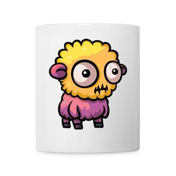 Sheep Halloween Comic Funny - Mug - white - Front