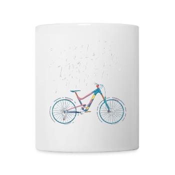 Inspirational Cycling Motivational Design - Mug - white - Front