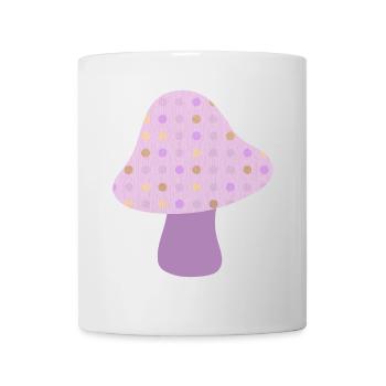 Champignon Automne Pois Pépinière Forêt d’automne - Mug blanc - blanc - Devant