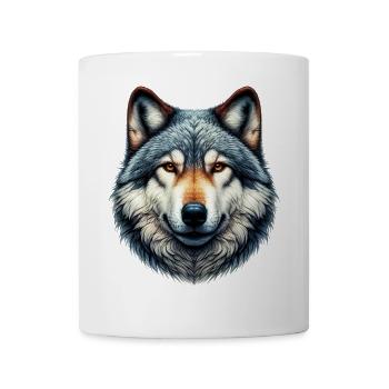 Wolf - Tasse - Weiß - Vorne
