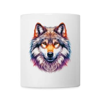 Wolf - Tasse - Weiß - Vorne