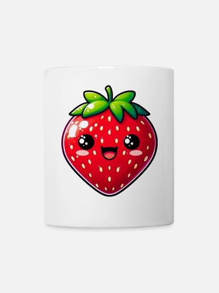 Fraise Fraises - Mug blanc - blanc