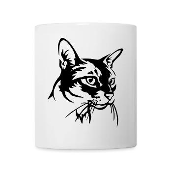 Abyssinian Cat - Mug - white - Front