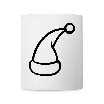 Christmas hat - Mug - white - Front
