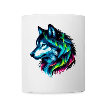 Loup - Mug blanc - blanc - Devant
