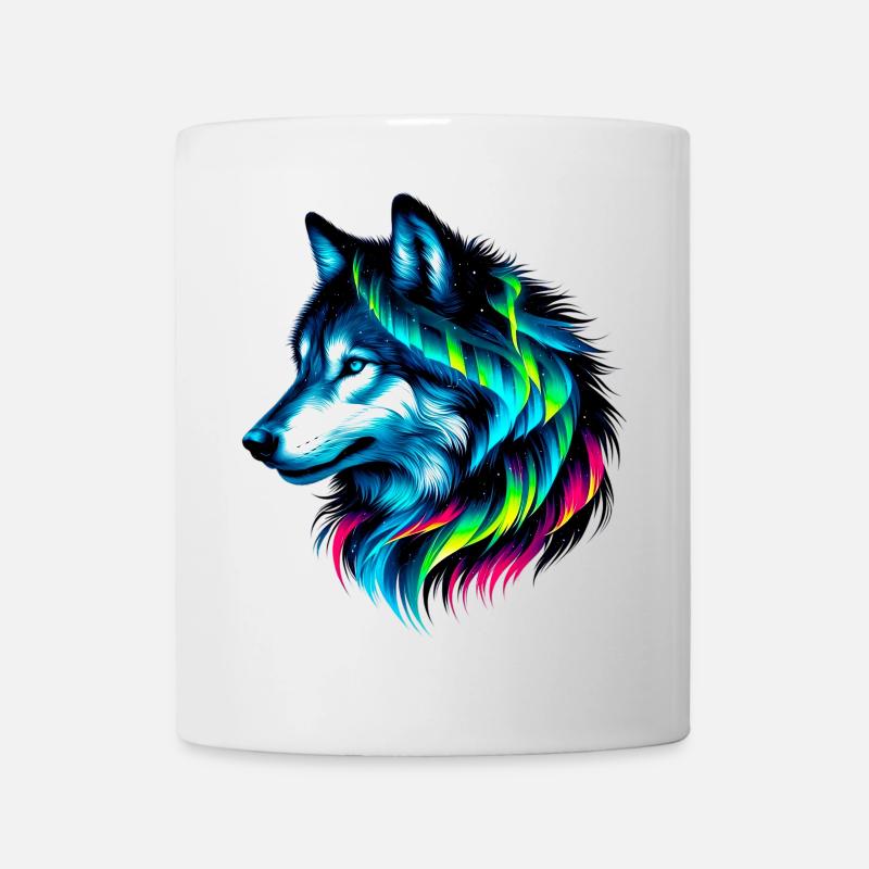 Wolf - Tasse - Weiß