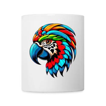 Harlequin Parrot - Mug - white - Front