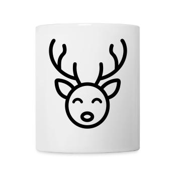renne - Mug blanc - blanc - Devant