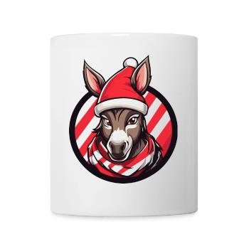 Âne Noël - Mug blanc - blanc - Devant