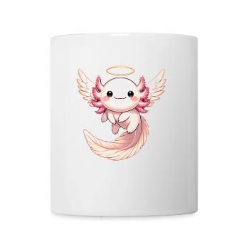 Axolotl Ange Volant avec Joy Halo - Mug blanc - blanc - Devant