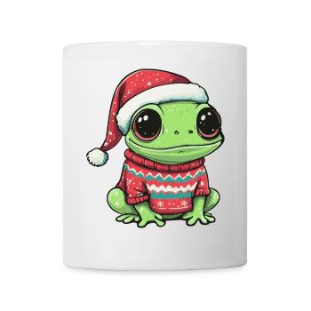 Frog Christmas Comic - Mug - white - Front