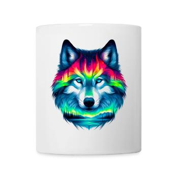 Loup - Mug blanc - blanc - Devant