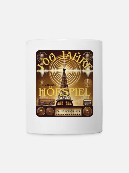 100 Jahre Hörspiel - Tasse - Weiß