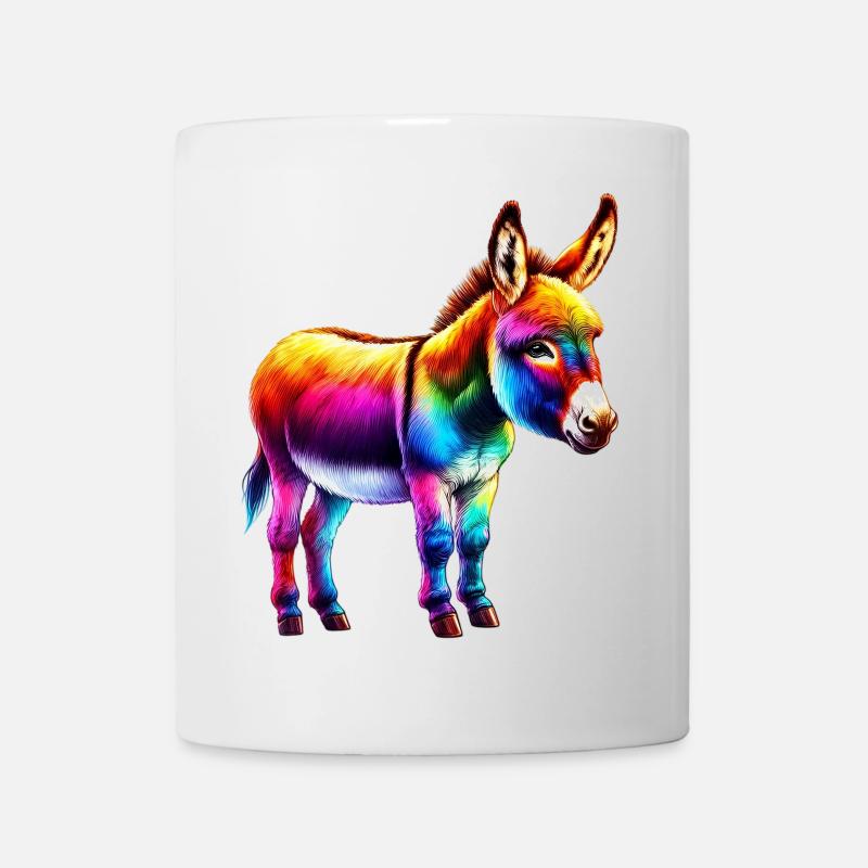 Esel-Maultier - Tasse - Weiß