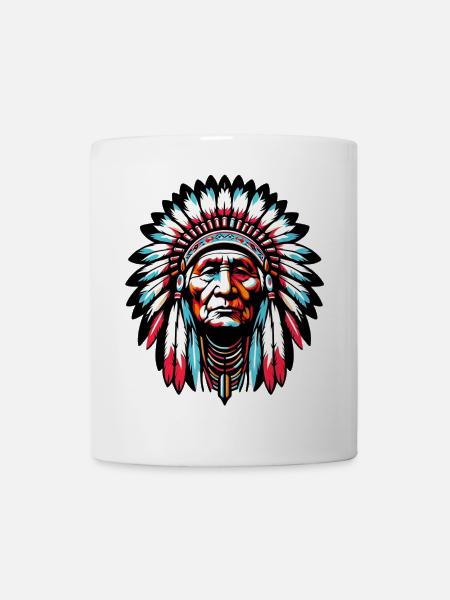 American Indian American - Mug - white