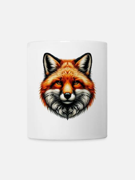 Fuchs - Tasse - Weiß