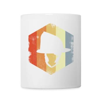 Vintage Firefighter Helmet - Mug - white - Front