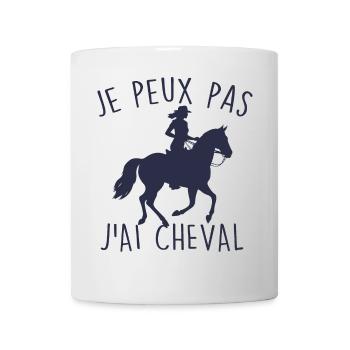 Reiten Ich kann kein Pferd - Tasse - Weiß - Vorne