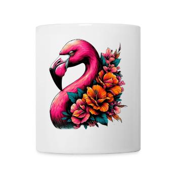 Flamant - Mug blanc - blanc - Devant