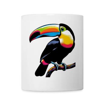 Toucan - Mug blanc - blanc - Devant