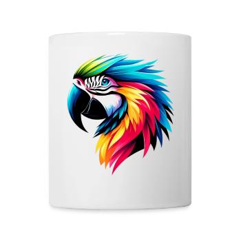 Papagei - Tasse - Weiß - Vorne