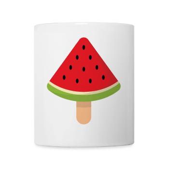 Wassermelonen-Creme - Tasse - Weiß - Vorne