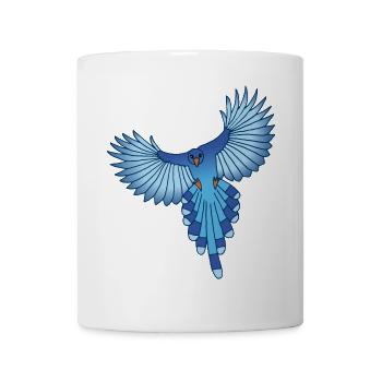The Flight of the Blue Bird - Mug - white - Front