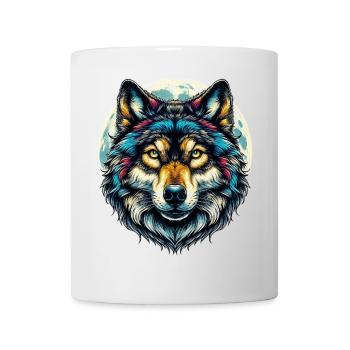 Loup - Mug blanc - blanc - Devant
