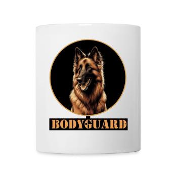 Bodyguard Dog: Vigilance Belgian Shepherd - Mug - white - Front