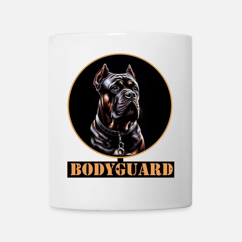 Bodyguard Cane Corso Portrait - Mug - white
