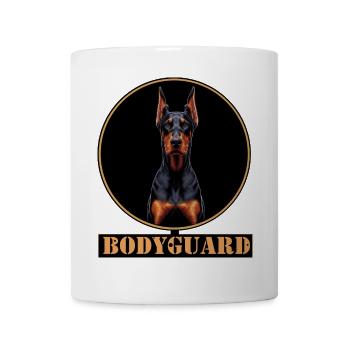 Bodyguard Doberman Circle - Mug - white - Front