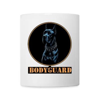 Great Dane with spiked chain - Mug - white - Front