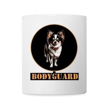 Garde du corps Chihuahua Circle - Mug blanc - blanc - Devant
