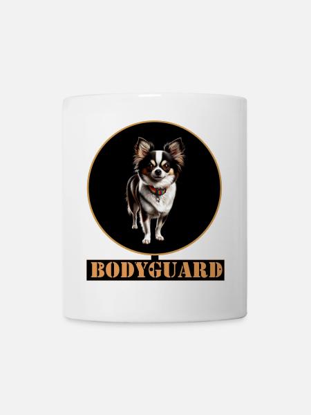 Bodyguard Chihuahua Circle - Tasse - Weiß