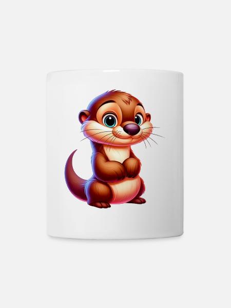 Otter - Tasse - Weiß