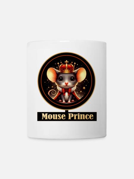 Maus Prinz Königsmagie - Tasse - Weiß