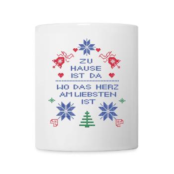 Family, Christmas - Mug - white - Front