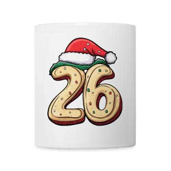 26 Number Christmas Cookie - Mug - white - Front