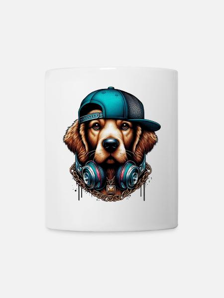 Hund - Tasse - Weiß