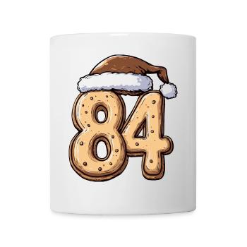 84 Number Christmas Cookie - Mug - white - Front