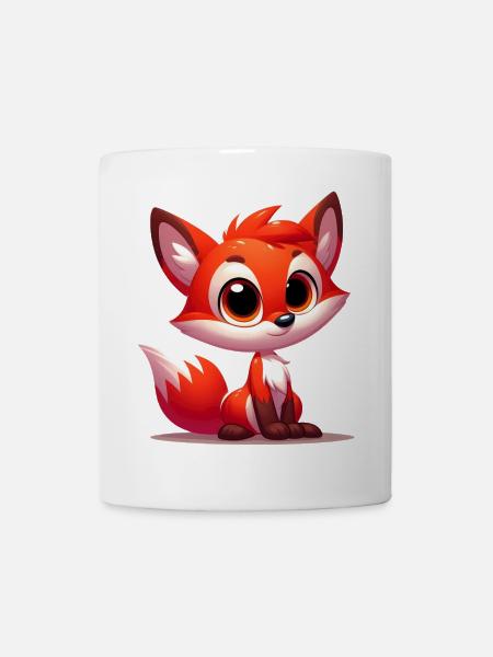 Fuchs - Tasse - Weiß