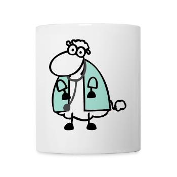 Doctor's Sheep 2 - Mug - white - Front