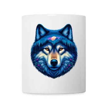 Wolf - Tasse - Weiß - Vorne
