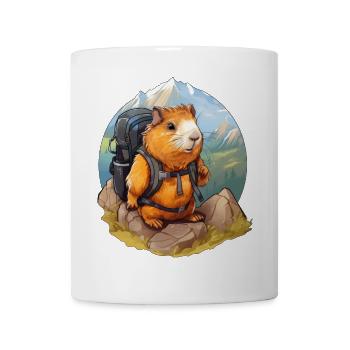 Cochon d’Inde Randonnée / Alpinisme Cochon d’Inde - Mug blanc - blanc - Devant