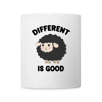 Anders ist Good Black Sheep - Tasse - Weiß - Vorne