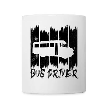 Bus driver - Mug - white - Front