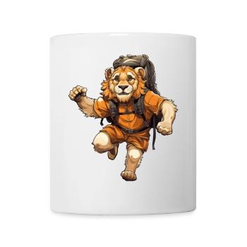Leo Randonnée / Alpiniste Lion - Mug blanc - blanc - Devant