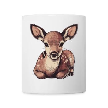 Roe deer - Mug - white - Front