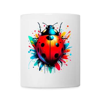 Coccinelle - Mug blanc - blanc - Devant