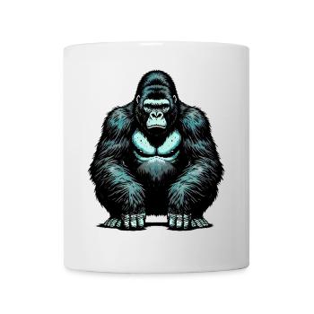 Gorille - Mug blanc - blanc - Devant